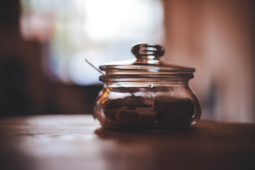 savings jar with coins